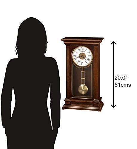 image for Howard Miller Stafford Mantel Clock 635-169 – Cherry Bordeaux Finish