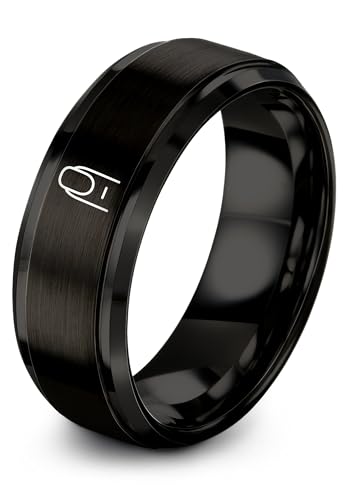 Zealot Jewelry Nail Ring Gift for DIY Enthusiast Tungsten Black