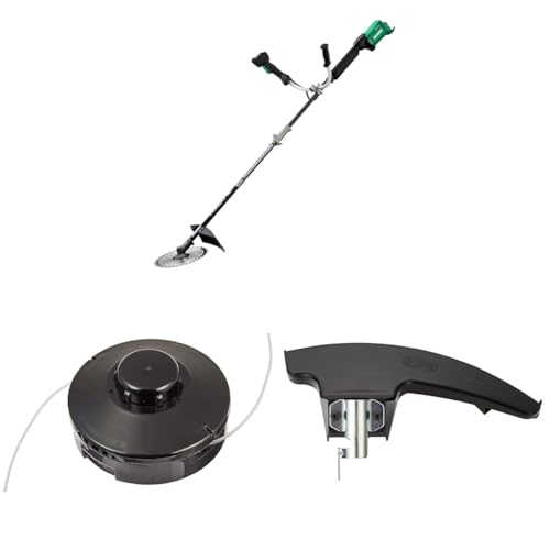 HiKOKI(ハイコーキ) 36V充電式刈払機 CG36DC(D)(NN) + ナイロンコードカッタ + 飛散防護カバー セット