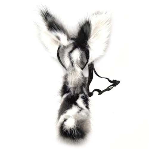 Queue de renard en peluche pour costume d'anime qui ne glisse pas durant la fête