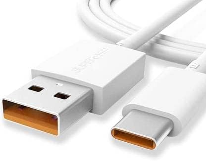 Image of Original 65W Super Vooc Cable USB to C Typ Cable Compatible for Realme Narzo 20A, 20 Pro,Realme 7,7 Pro,Realme 6,6 Pro,Realme 7,7i,Realme 8,8i,Realme C3,C11,C15,C21,C25S(Cable Only(fast92)