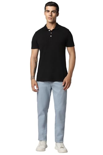 Image of Peter England Men's Slim Fit Mid Rise Pants