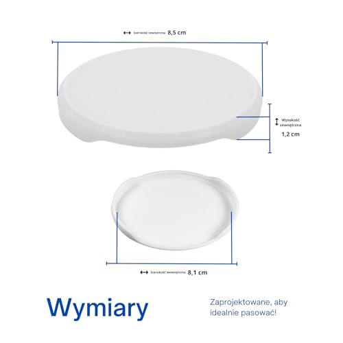 Osłona Ochronna do Dozownika Mydła Sagrotan No Touch - Pokrywka Zamykania, Renowacja, Wymiana, Konserwacja, Uzupełnienie, Wybór Kolorów (Biała)