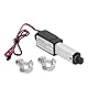 Linearantrieb, 12 V Mini Electric Wasserdichter Linearantrieb mit Endschaltern Montagehalterungen, Maximum Force 64N Micro Linear Actuator für Elektrische Türöffner Fensteröffner(30mm)