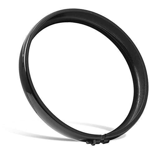 FTKDMT Motorrad 5,75 Scheinwerfer-Zierring passend für Harley Sportster Iron XL 883 1200 Dyna Softail Street Bob