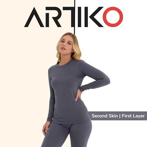 Women’s Thermal Underwear Set – Long Johns for Women Base Layer, Fleece-Lined Thermals Cold Weather | Top and Leggings3