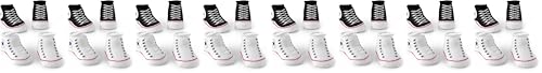 Converse Baby Booties Set for Infant Boys and Girls (0-6 Months) Black, 0-6 Months