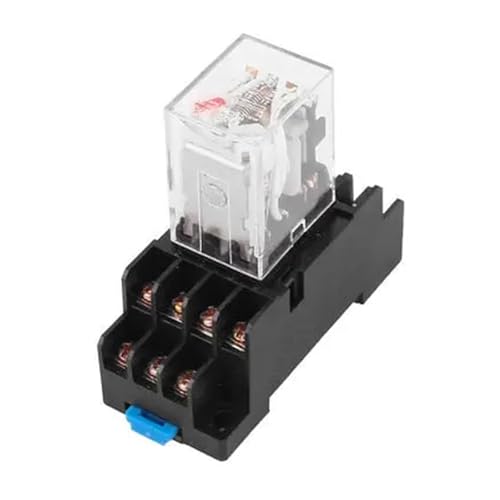 Relé de potencia de carril DIN 35mm HH54P-L AC 36V 4PDT de 14 pines