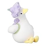 VGEBY Juguete de Peluche de Pato de Flores, Lindos Sombreros y Mochilas Florales, Cuerpo Graso Suave, Juguete de Peluche...