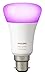 Price comparison product image Philips Hue Ambiance B22 Twin Pack (Works with Alexa), Synthetics, 9.5 W, White and Colour
