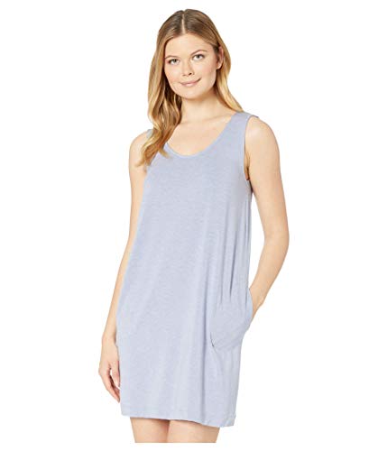Preisvergleich Produktbild Hanro Damen Natural Elegance Tank Gown Nachthemd, Helle Viola Melange, Groß
