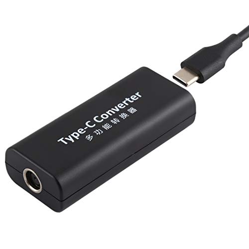 KMLP 15センチメートルUSB-C/タイプCケーブルとUSB-C/タイプCメスの電源コネクタアダプタへのDC 7.4 X 0.6ミリメートル電源ジャック女性 用