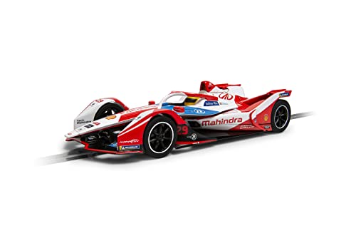 Formula E Scalextric C4285 Mahindra voiture slot stable
