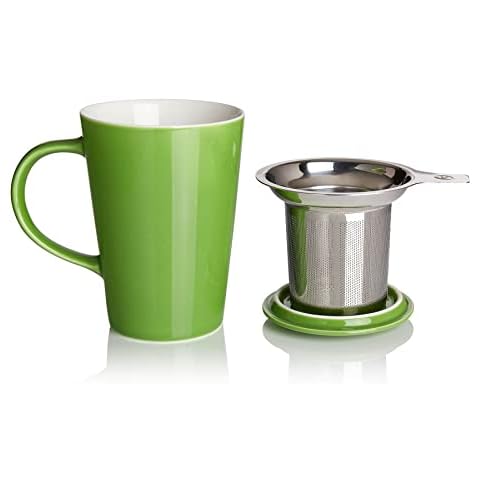 Adagio Teas Green Ceramic Infuser Mug Cover