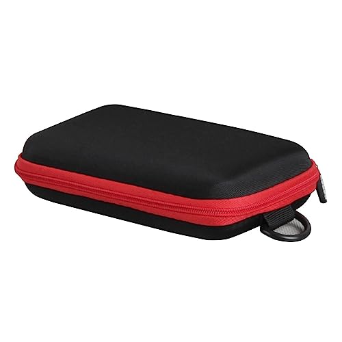 Hard Travel Case for Ekrist/LanLuk Portable Charger Power Bank 25800mAh (Black + Red Zipper) - Image 6