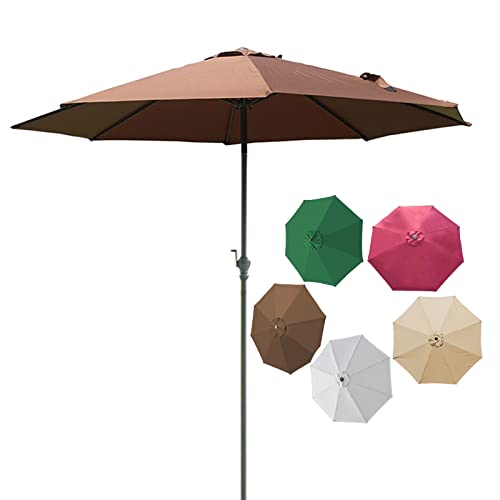 Protection Sunshade Umbrella, Garden Sun Parasol, with 8 Sturdy Ribs, Ideal for Commercial and Residential Use, Sun Protection Windproof Sunscreen Ventilation Umbrellas good
