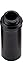 Shure A26X Desk Stand Extension Tube - Extends Microphone Stands by 3-inches and Adapts Beta 56 Mics to Various Mounting Devices