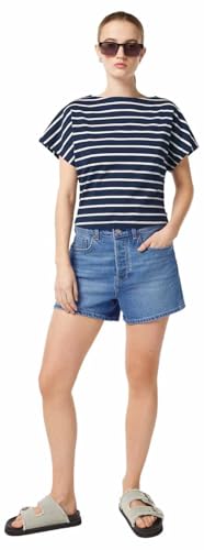 Haut femme Scotch & Soda slash neck pour éviter les hauts informes