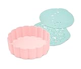 TCM Tchibo Silikon Backform mit Schablonen Backen in Herz form