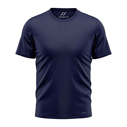 Kit 3 Camisetas Masculina Sagassi Dry Fit Manga Curta Treino Academia Caminhada, Tamanho G