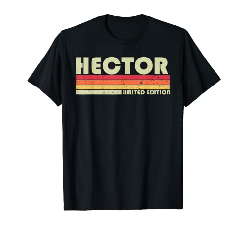 HECTOR - Nombre de regalo personalizado, divertido, retro, vintage, cumpleaños Camiseta