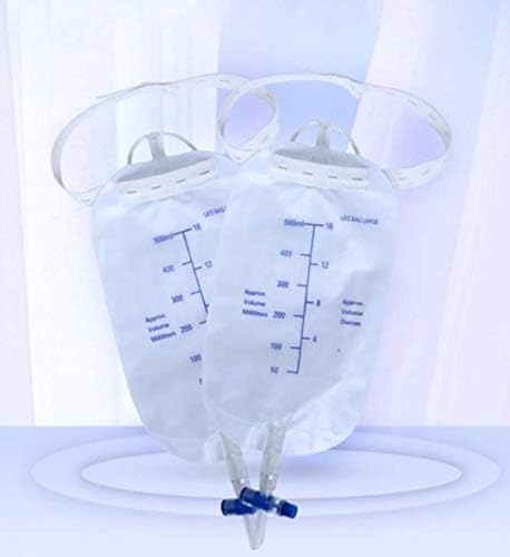 Saco de drenagem de urina para adultos, coletor de urina, cuecas portáteis para incontinência urinár