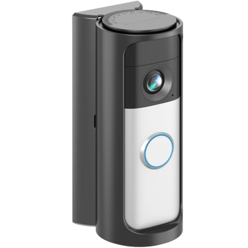Adjustable No-Drill Corner Doorbell Mount for Battery Doorbell