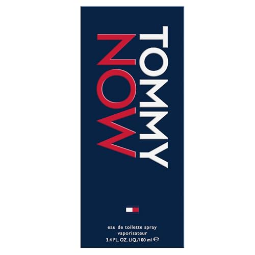 Tommy Hilfiger – TOMMY NOW Eau de Toilette 100 ml – Perfume for Men – Woody and Spicy Fragrance – Citrus Notes – Blue Glass Bottle