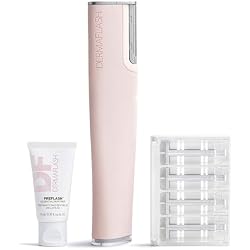 DERMAFLASH LUXE+ Sonic Dermaplaning Tool for Face Peach Fuzz Removal, Anti-Aging and Exfoliation