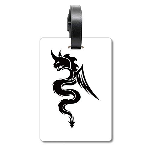 Étiquette à bagage dragon pour valises et sacs de voyage lors de votre prochaine croisière