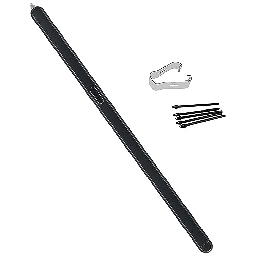 Dogxiong Galaxy Z Fold 5 Slim S Pen Z Fold 5 S Pen Replacement for Samsung Galaxy Z Fold 5 Stylus Pen Z Fold5 S Pen Fold Edition + 2 Tips (Black), SM_FOLD5_PEN_BIXIN_BLACK
