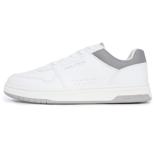 Image of Nautica Men's Casual Lace-Up Sneakers, Stylish Oxford Walking Shoes - Lightweight, Comfortable, Versatile Everyday Footwear