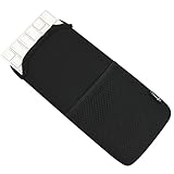 Cosmos Neoprene Carrying Protection Sleeve Bag Cover with Outer Mesh Pocket Compatible with Magic Mouse & Trackpad and Mini Wireless Keyboard (Black)