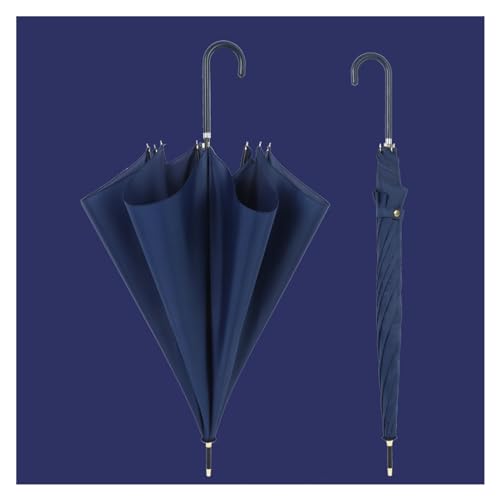 RENEESME Umbrellas For Rain Simple Long-handled Umbrella For Women, Rain Or Shine Sun Umbrella Strong Umbrella For Wind And Rain(D)