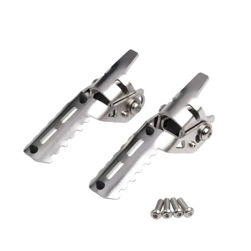 Repose-Pieds Pliants pour Moto R1250GS LC 2019-2023 - Pinces de Fixation d'Autoroute