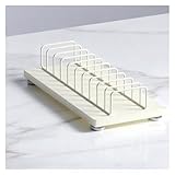 Leichtes Quarz-Probenregal für Einzelhandel, Lieferanten, Veranstaltungen und Baustoffmärkte, kompaktes Sto-Regal für Farbmuster (Beige klein)