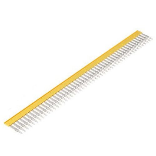 Weidmuller 1697540000 ZQV 2.5/50 50-Pole Jumper, Yellow 25 Amp