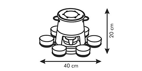 Tescoma 707006 Siesta Set Fonduta per 6 Persone
