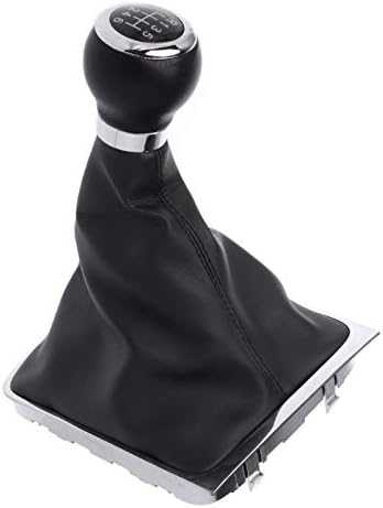 6 Speed Leather Car Manual Gear Shift Knob Gaitor Boot