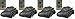 SET OF FOUR (4) Air Loc Brand Tire Inner Tubes with TR13 Rubber Valve Stem (2 of 6") & (2 of 8") inch Combination Sizes 2 ea. 15x6.00-6 and 2ea. 18/20x8.50/9.50/10-8
