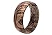 Groove Life Nomad Burled Walnut Silicone Ring Breathable Rubber Wedding Rings for Men, Lifetime Coverage, Unique Design, Comfort Fit Ring - Size 12