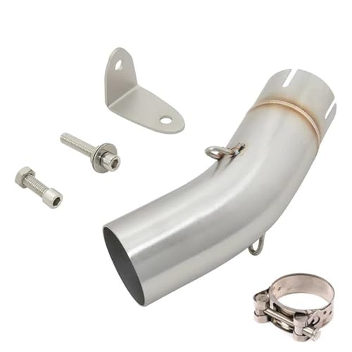 MNGNCBXWK Slip-On-Auspuffanlage Für Suzuki GSXS1000 GSXS1000F (2015–2021), Modifiziertes Zwischenrohr, 51-mm-Schalldämpfer Motorrad-Auspuffrohr