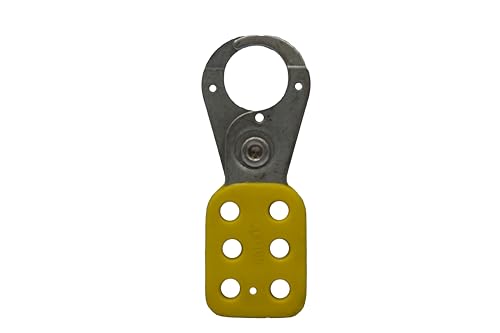 Image of Lockout Electroplated HASP Premier AK-HS-67Y Lock and hold, (Pack of 10)