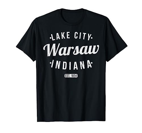 Warsaw Indiana Retro Vintage-Souvenir IN Warschau T-Shirt