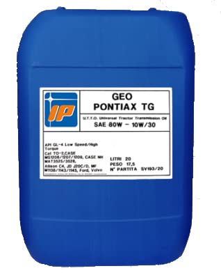 IP GEO PONTIAX TG SAE 80W-10W/30 OLIO CAMBIO E SOLLEVAMENTO TANICA DA LITRI 20