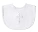 KESICI Baptism Bib for Baby Boy and Girls - Soft Cotton Adjustable Christening Outfits Embroidered Cross Bib
