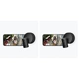 【カメラ２つセット】Ring Outdoor Cam Plus PoE (リング アウトドアカム プラス PoEモデル - 市販のPoE+スイッチングハブが必要) | 2K ビデオ 360万画素 高精細 | カメラ視野角対角160° | ナイトビジョン | Ring Home プラン30日間無料体験付き - ブラック