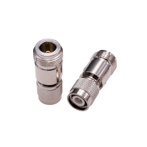 Adaptadores coaxiales TNC macho a N hembra x3 miniatura 2