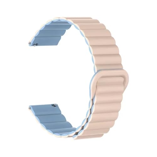 LERYUNC 20mm 22mm ���[�v�o���h GTS4/2/3/3pro/GTS2 GTR 4 42mm/47mm/GTR2/2e/�X�g���g�X�x���g�u���X���b�g �r�b�v�X�g���b�v(18.�p�E�_�[�~�X�g�u���[�A20mm)