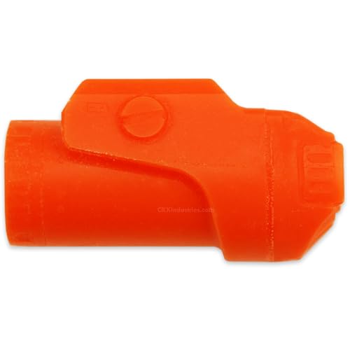 American Safety Props - Non-Functional Solid Polymer Holster Molding Firearm Light Prop - Blaze Orange - U.S.A. Made - Compatible with Sig Sauer FOXTROT1X